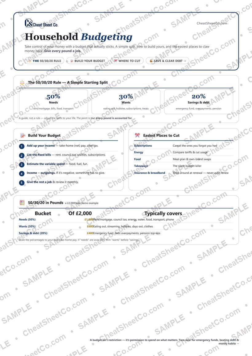 Household Budgeting preview