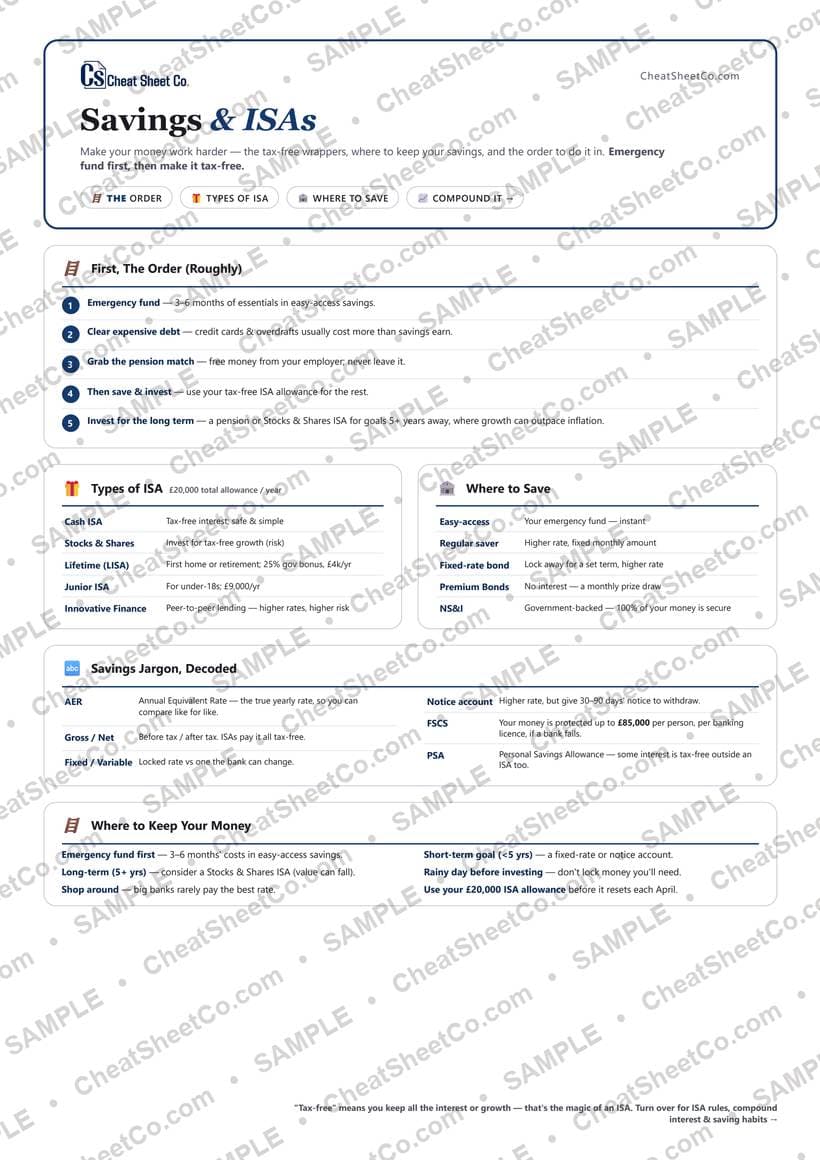 Savings & ISAs preview