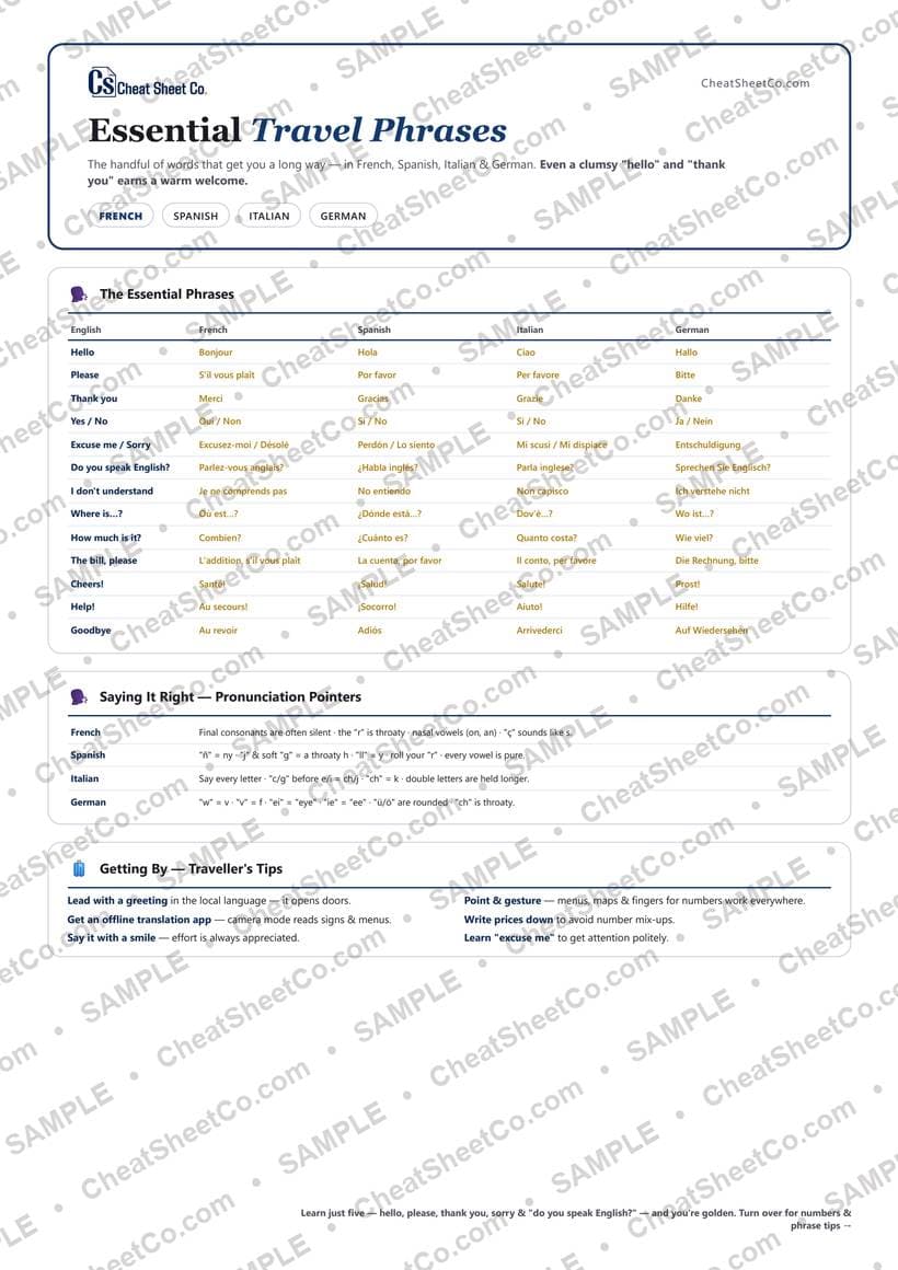 Essential Travel Phrases preview